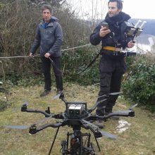 Restraining for drone operator
