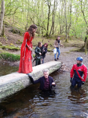 Dr Who in water