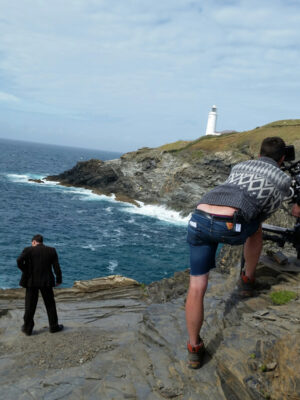 Filming on cliffs – ‘And Then There Were None’