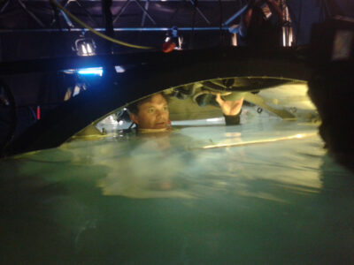 Underwater location safety – Flooded submarine set – “The Chamber”