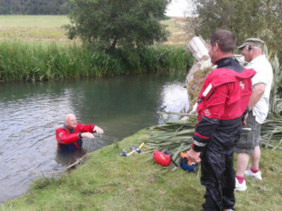 ‘Stanley’ film – Assisting an actress in water