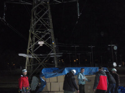 Pylon climbing