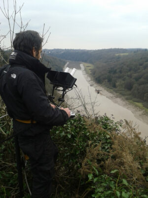 Safely flying drone over The Wye Valley