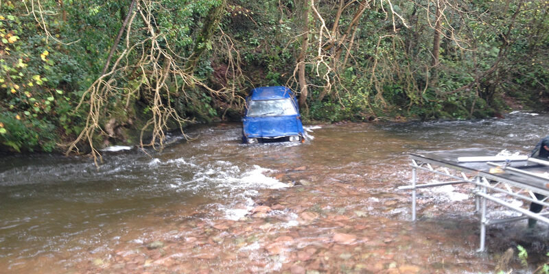Camera track over water